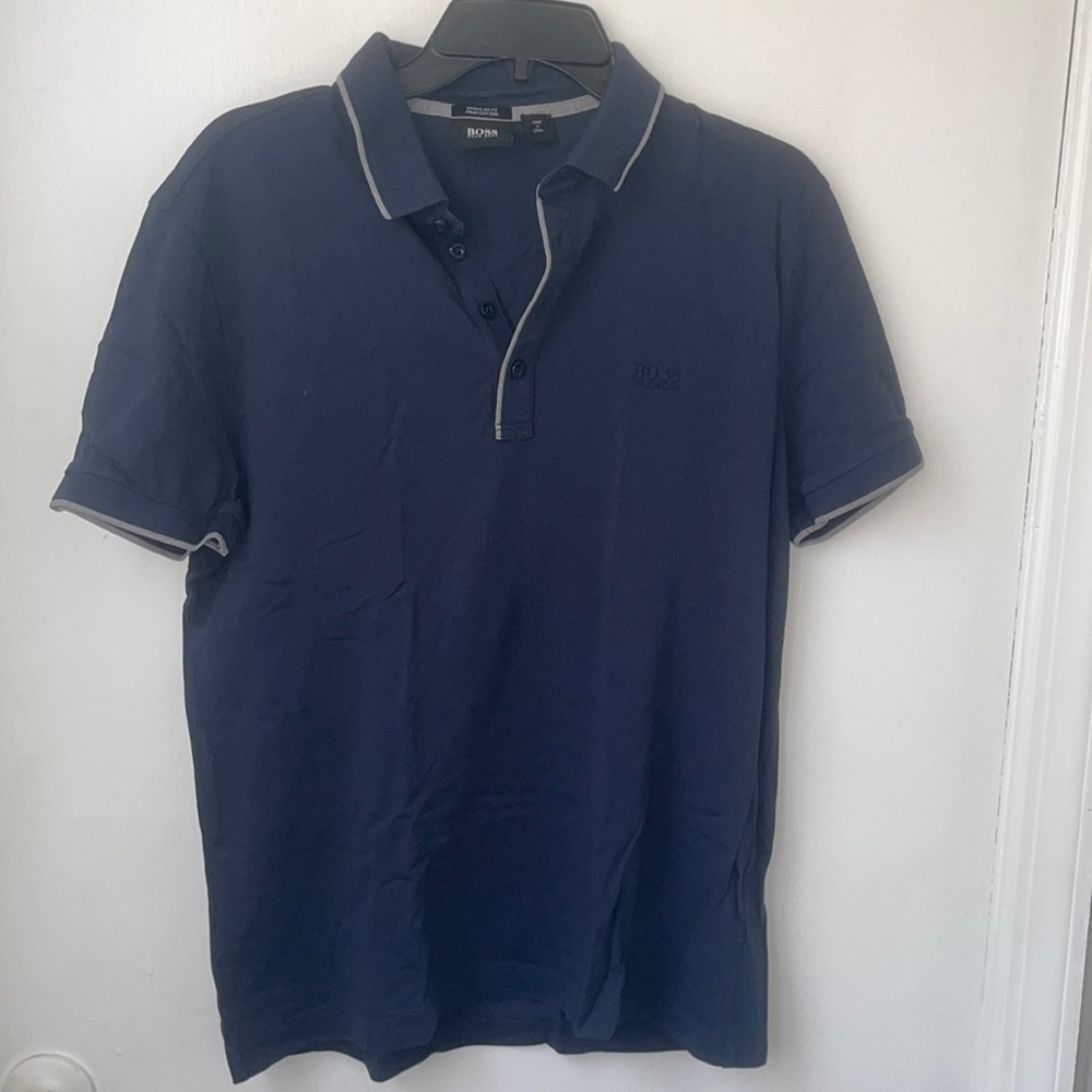 Hugo Boss Navy Blue Polo